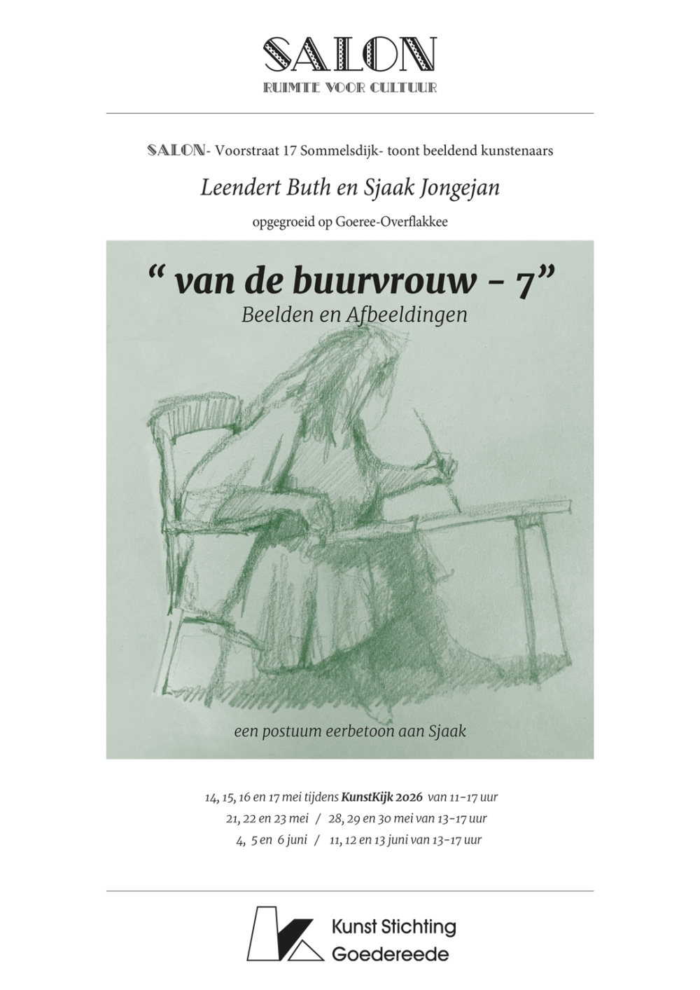 Eerbetoon aan beeldend kunstenaars