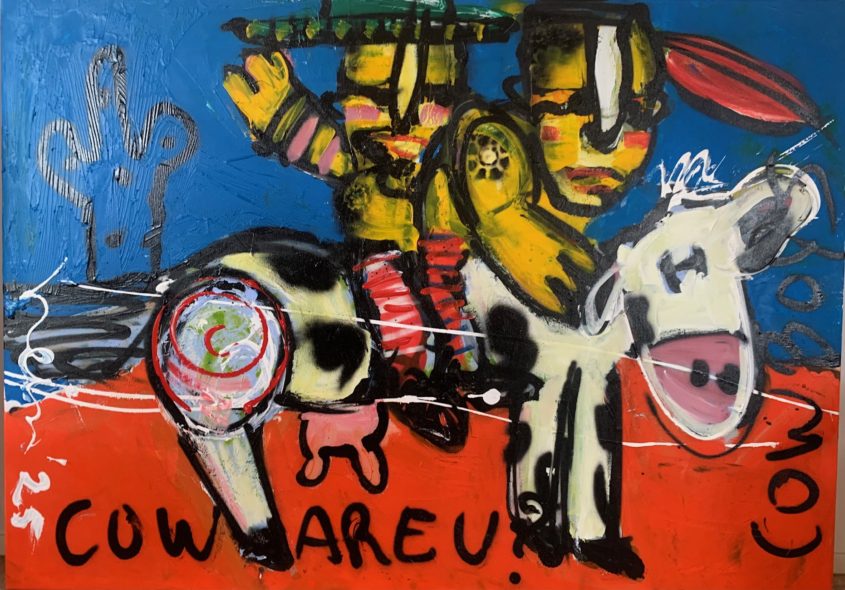 Kunstwerk gemaakt tijdens de Flakkeese Dagen